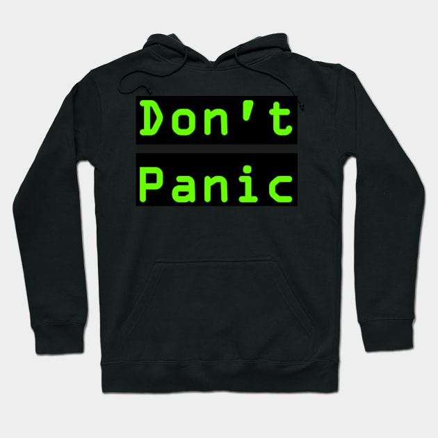 Don't Panic Hoodie by Signe23